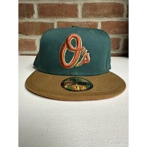 New Era Baltimore Orioles 50th 59Fifty Fitted Hat 7 1/2 Topperz EU BN Never Worn